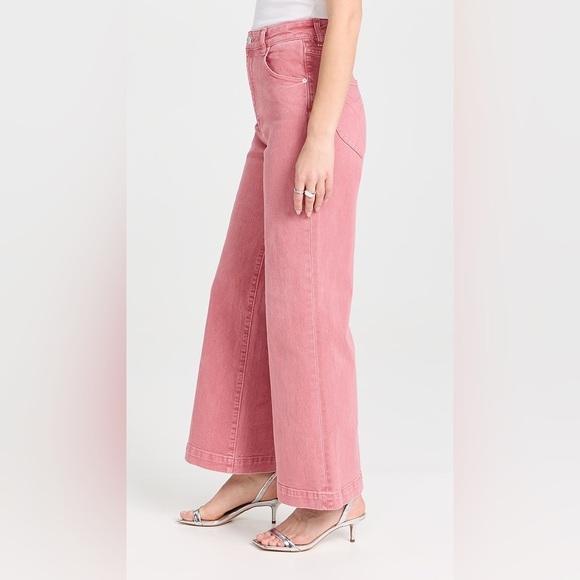Rollas High Rise Wide Leg Sailor Rose Jean BNWT - Picture 6 of 11